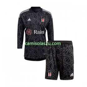 Camisolas de futebol Besiktas Guarda Redes Criança Equipamento Alternativa 2022/23 Manga Comprida